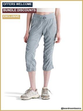 North Face Aphrodite 2.0 Capri Hiking Pants Moisture Wicking UPF 40+
